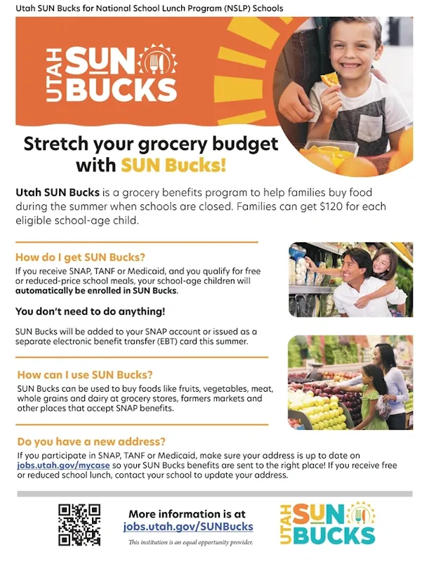 Sun bucks by Bonneville Academy Charter School in Stansbury Park, UT